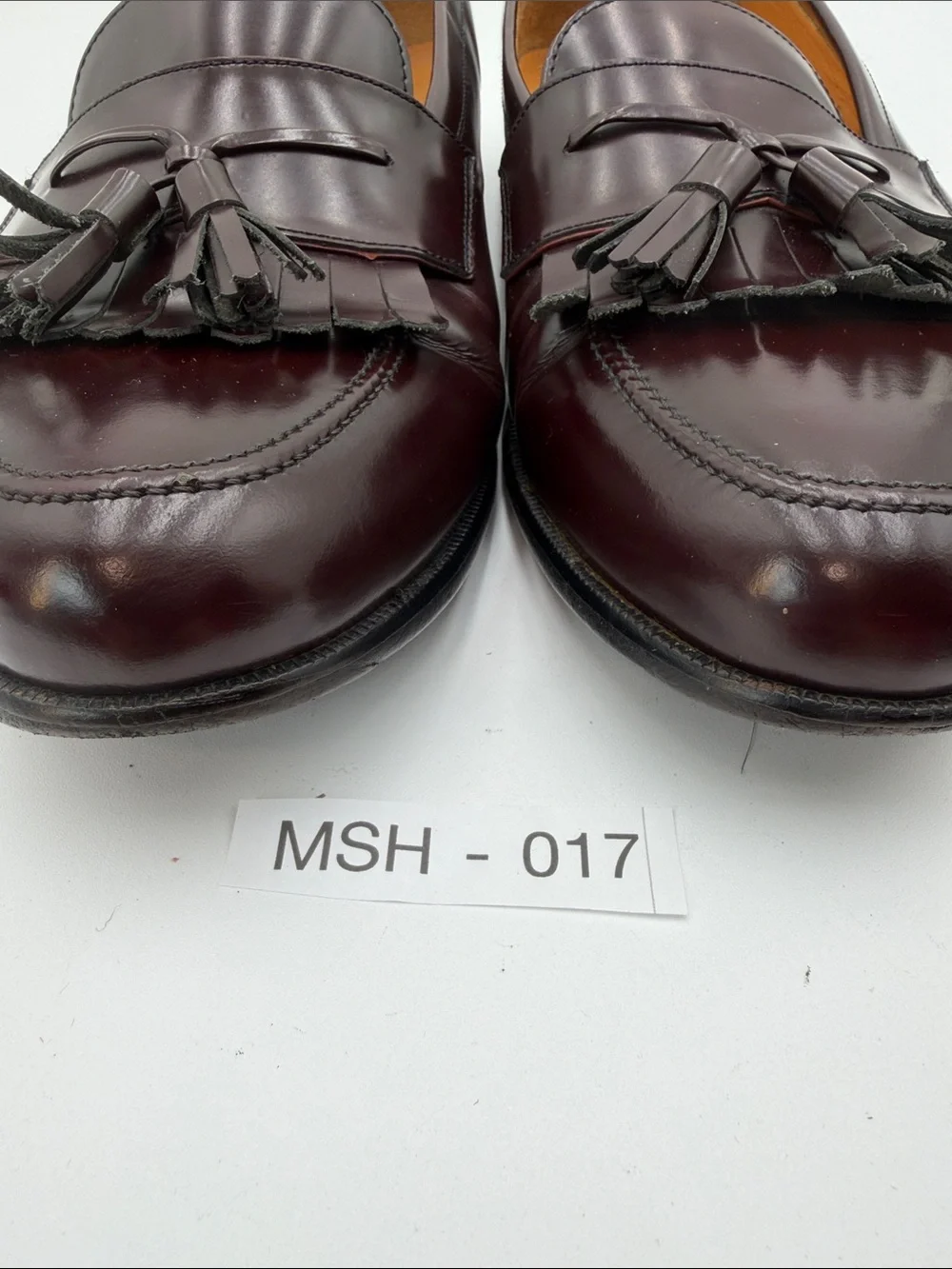 MEZLAN sz12 Kiltie Tassel Loafers Dark Brown Classic Dress Shoes Quiet Luxury